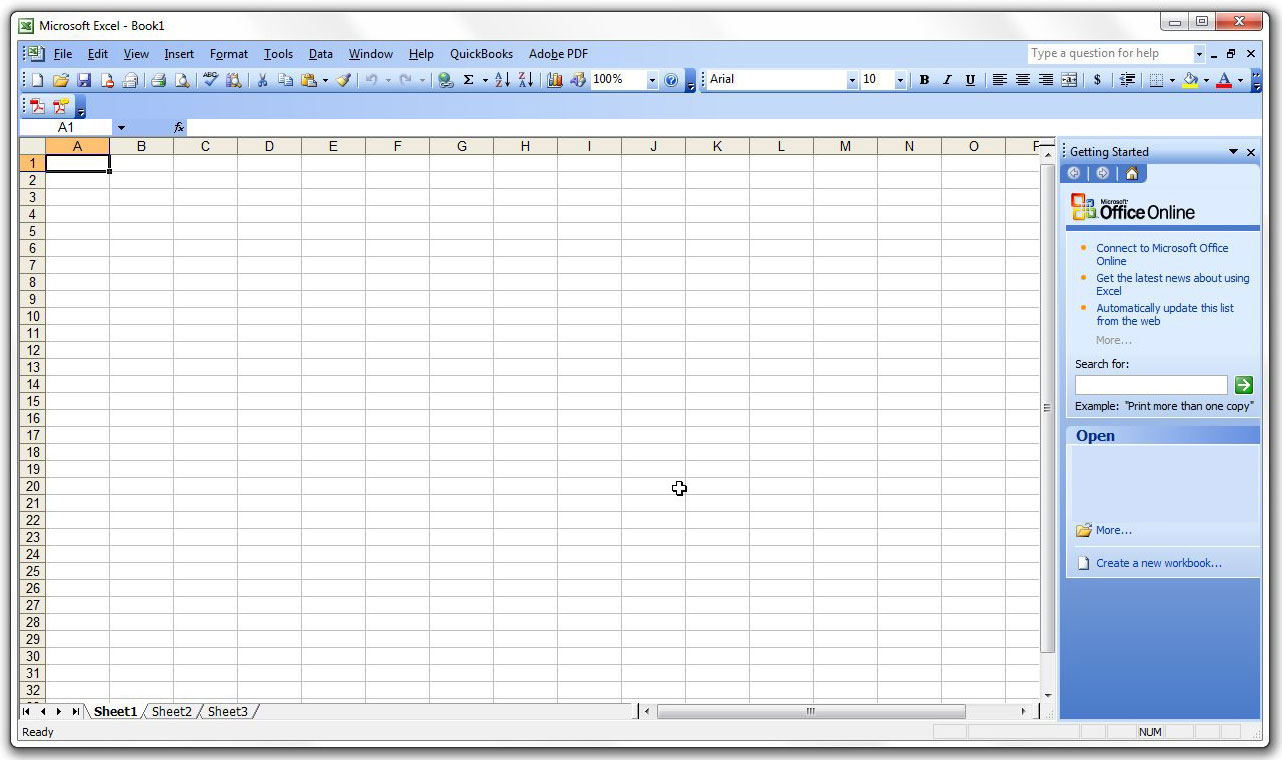 Ms Excel 2003